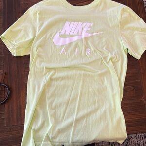 NWOT neon green Nike air t shirt
